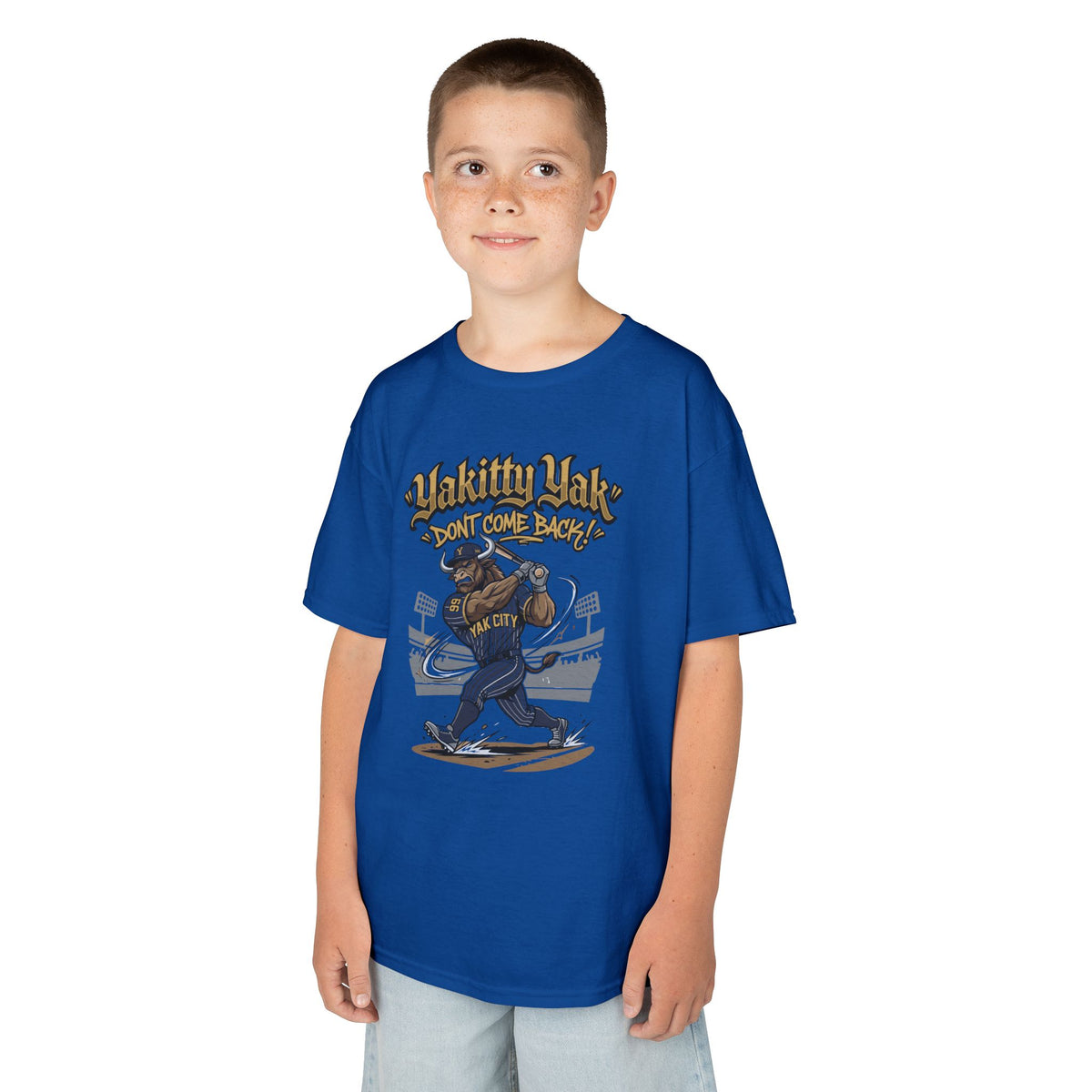 Yakitty Yak Youth Baseball Graphic Tee