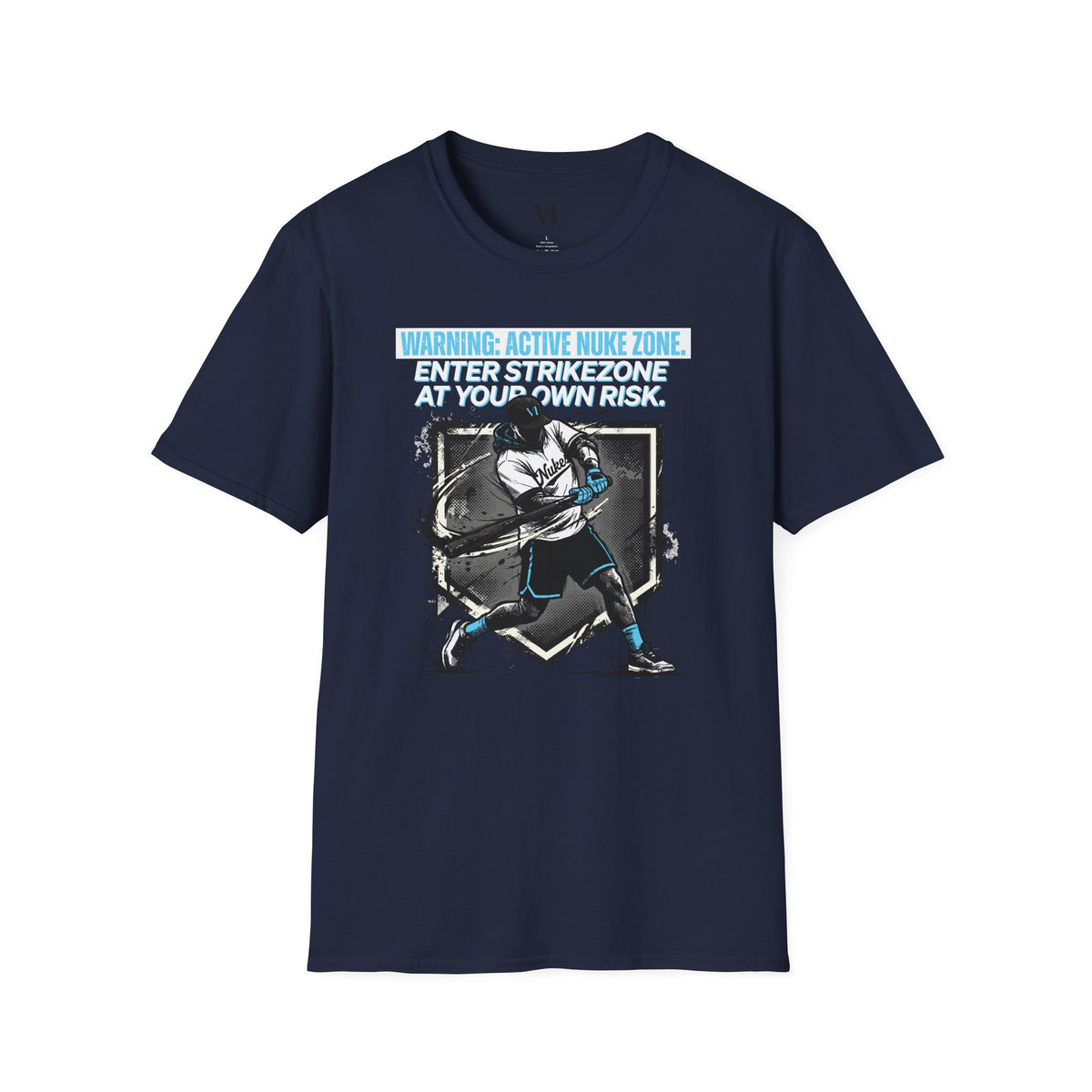 Active Nuke Zone" Baseball Graphic Tee