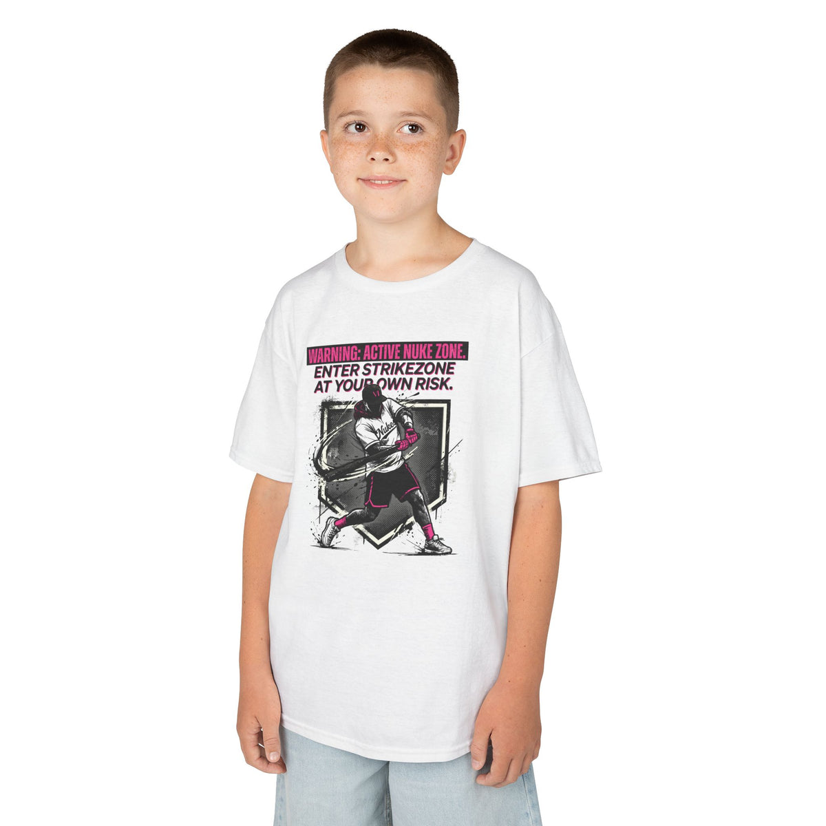 Active Nuke Zone Youth Baseball Graphic Tee