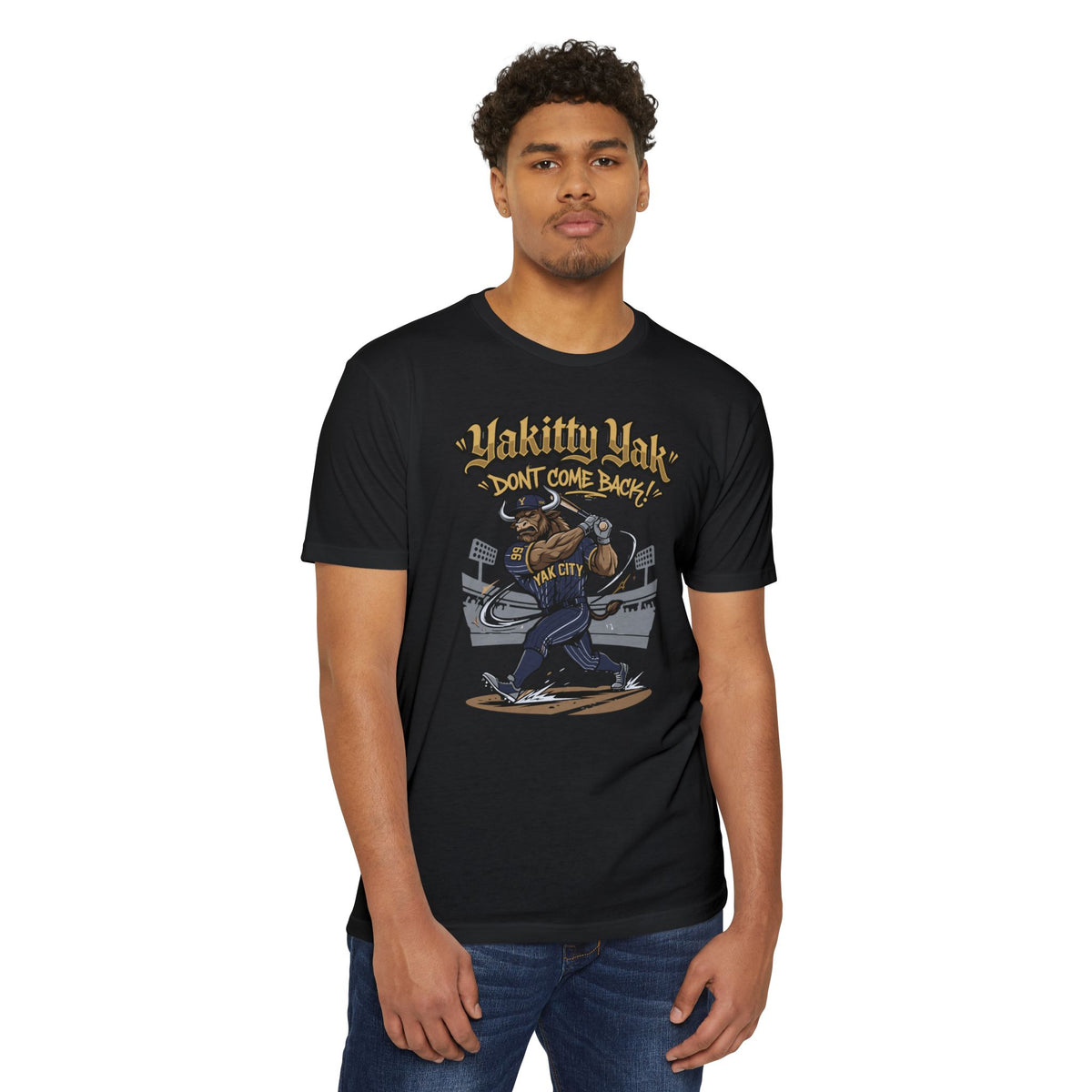 Yakitty Yak Baseball Graphic Tee