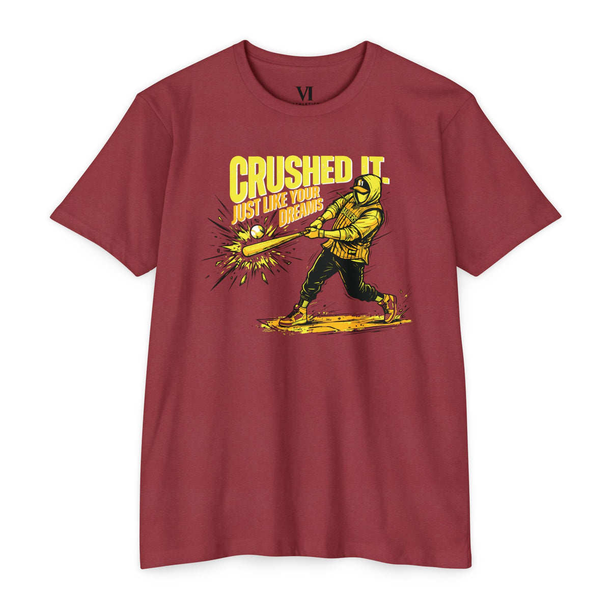 Crushed It Baseball Graphic Tee