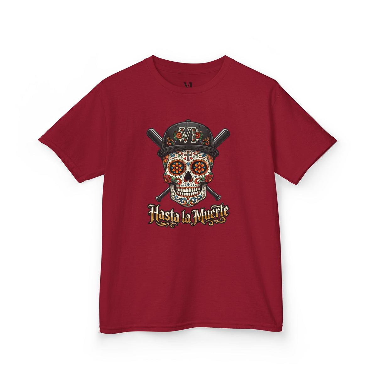 Hasta la Muerte "Until Death" Youth Baseball Graphic Tee
