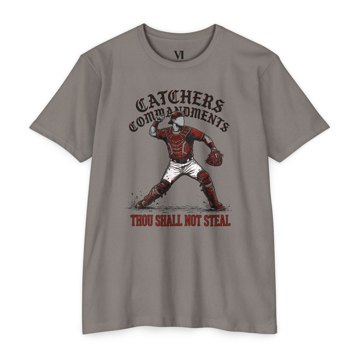 Catchers Commandments Baseball Graphic Tee