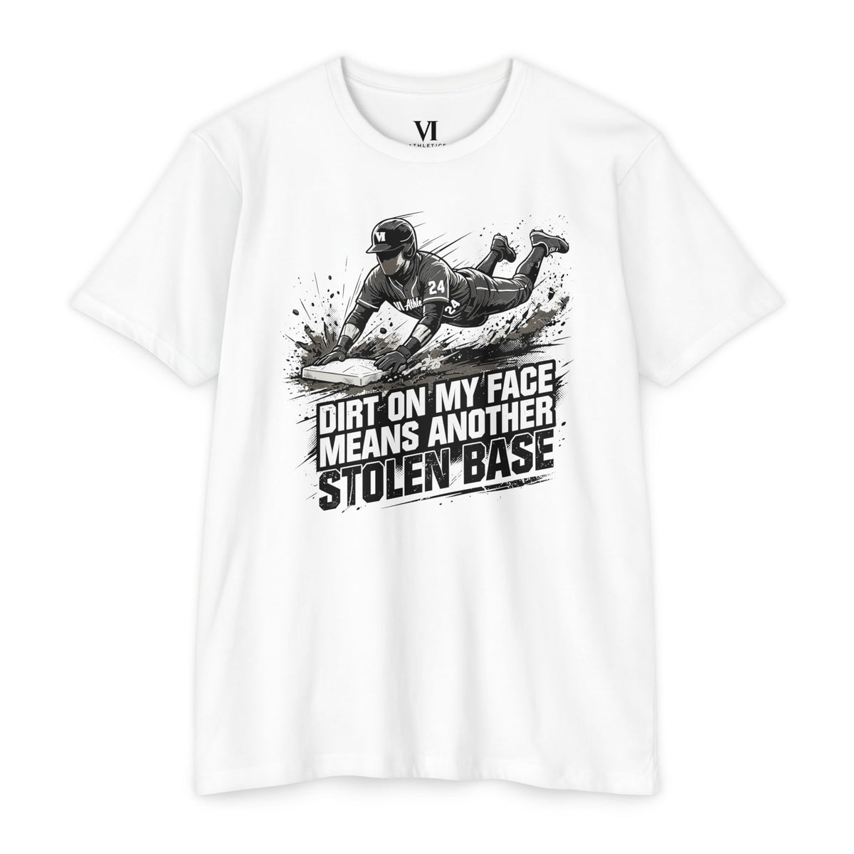 Another Stolen Base Baseball Graphic Tee