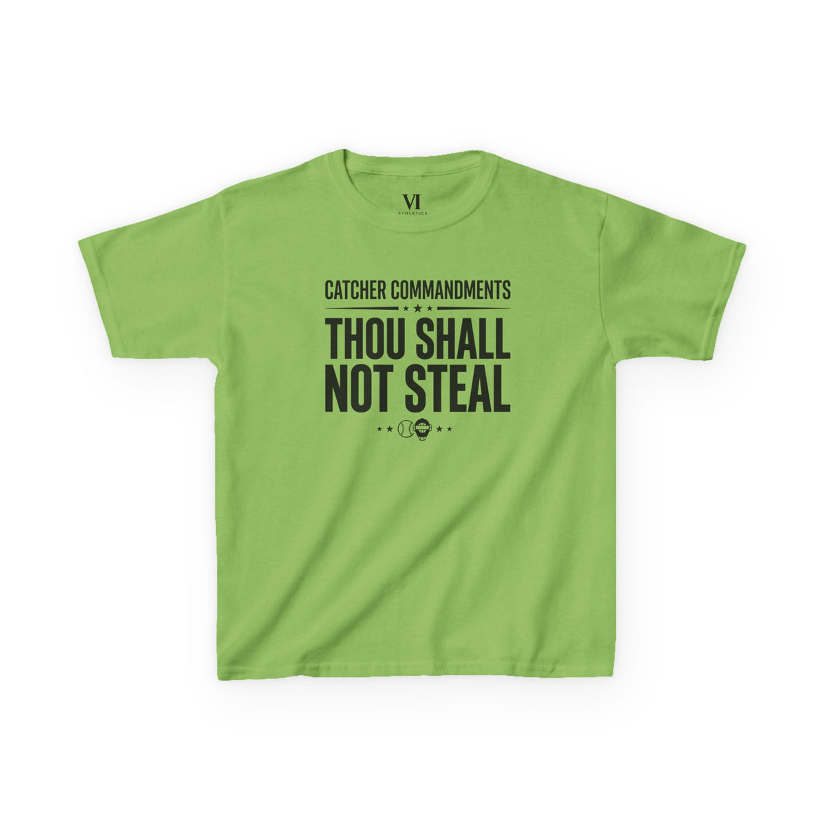 Thou Shall Not Steal 2 Youth Baseball Graphic Tee