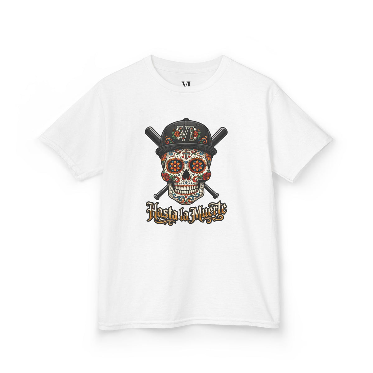 Hasta la Muerte "Until Death" Youth Baseball Graphic Tee