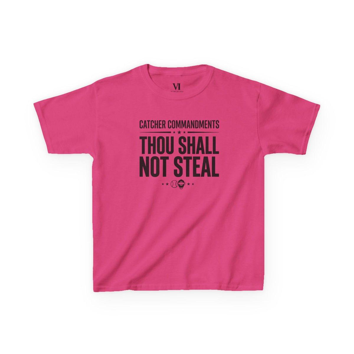 Thou Shall Not Steal 2 Youth Baseball Graphic Tee