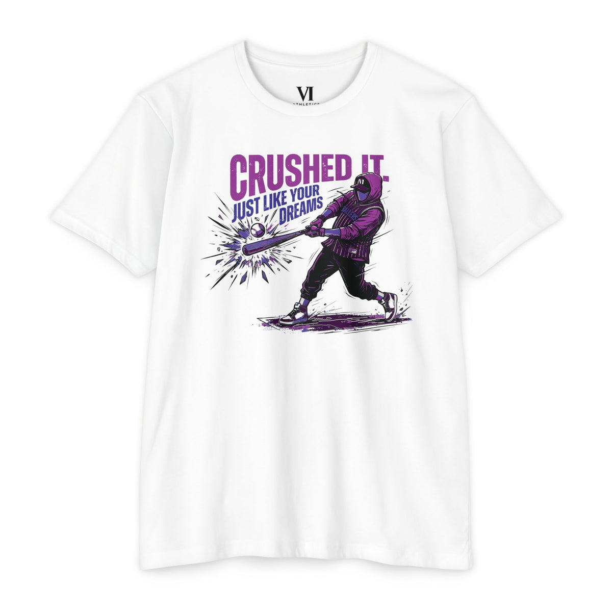 Crushed It Baseball Graphic Tee