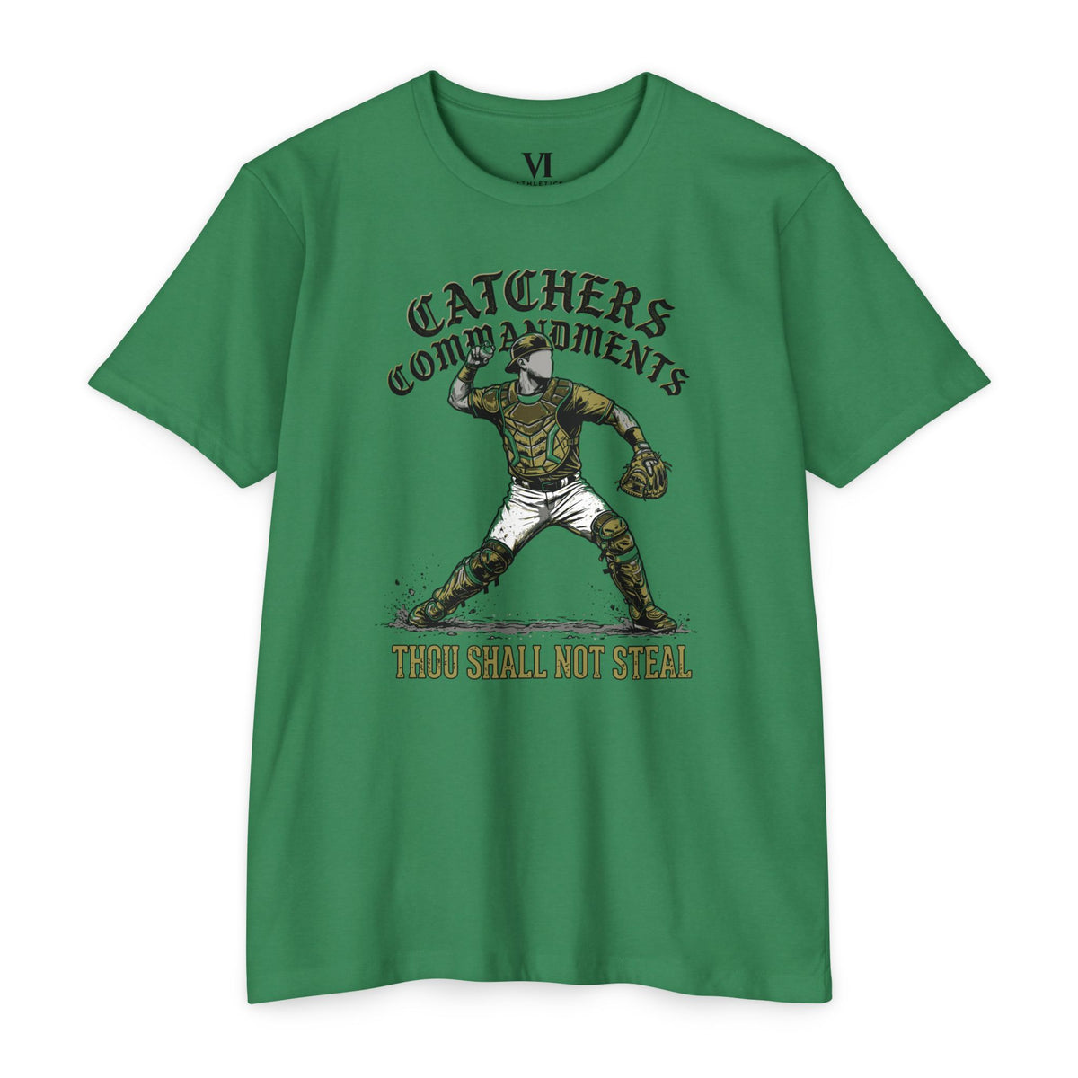 Catchers Commandments Baseball Graphic Tee
