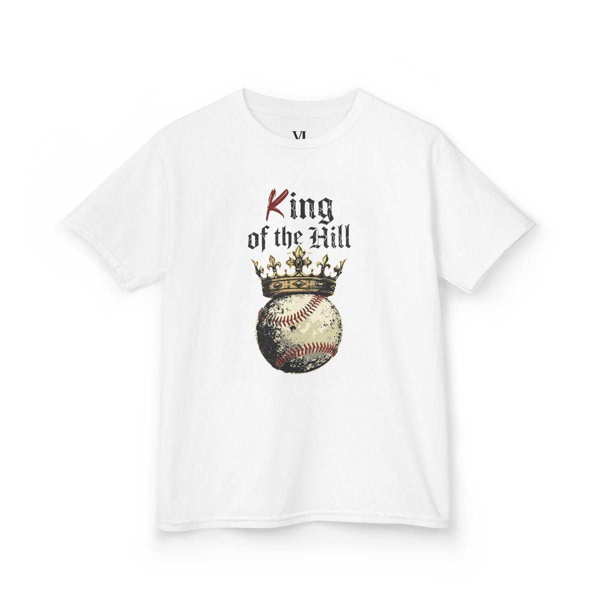 King of the Hill Youth Baseball Graphic Tee