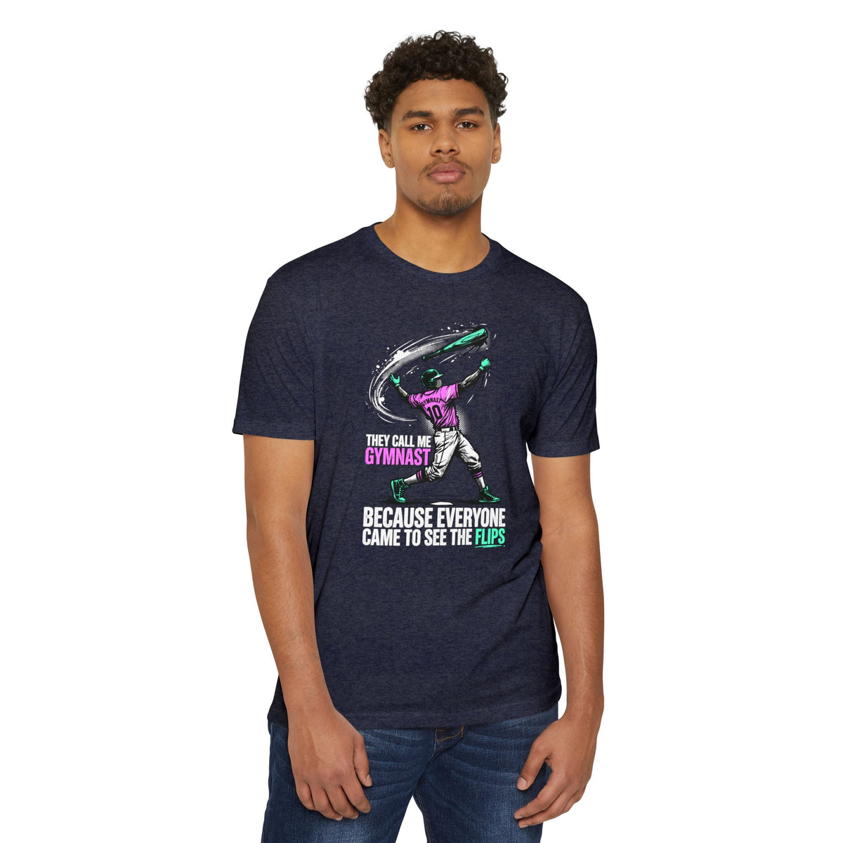 Gymnast Baseball Graphic Tee