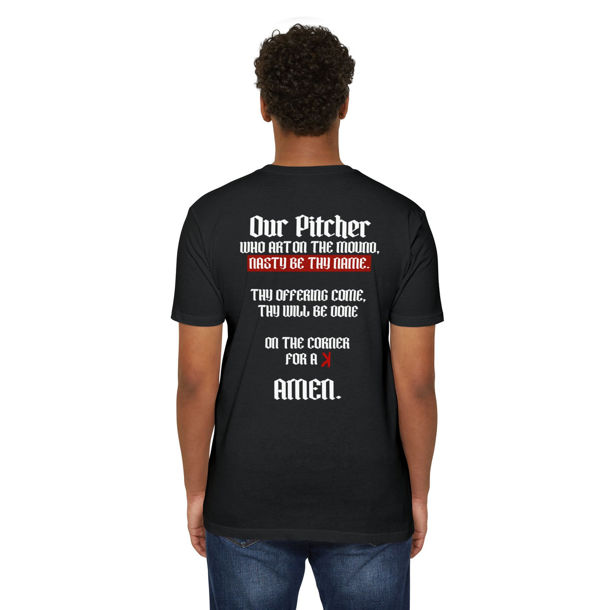 Pitcher's Prayer Baseball Graphic Tee