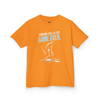 Game Over. Baseball Youth Graphic Tee