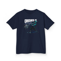 Crushed It Youth Baseball Graphic Tee