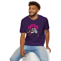 Hits Come Here to Die Infielder Baseball Graphic Tee