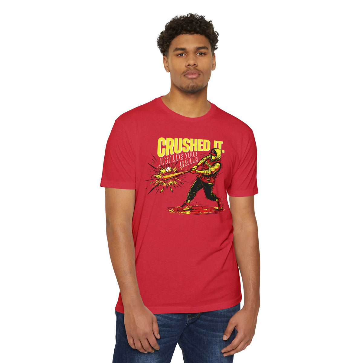 Crushed It Baseball Graphic Tee
