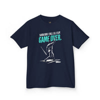 Game Over. Baseball Youth Graphic Tee