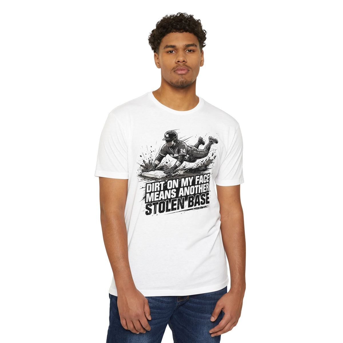 Another Stolen Base Baseball Graphic Tee