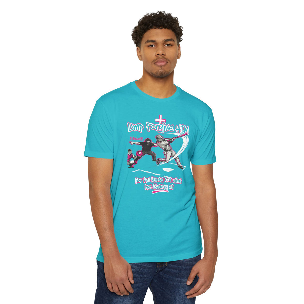 Forgive Him Baseball Graphic Tee