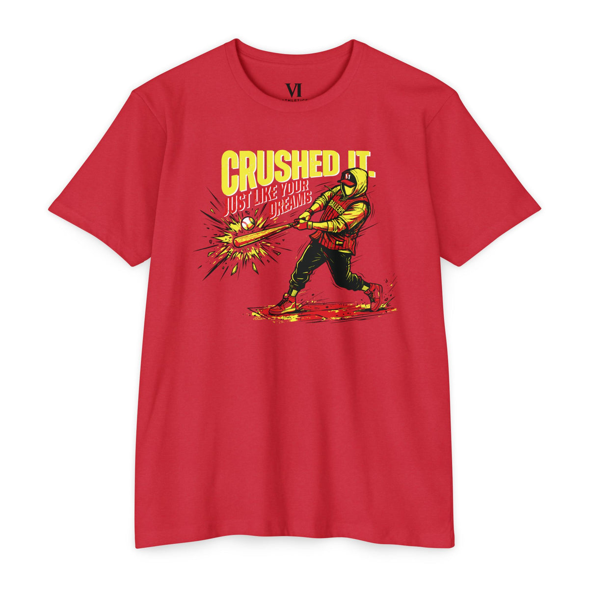 Crushed It Baseball Graphic Tee