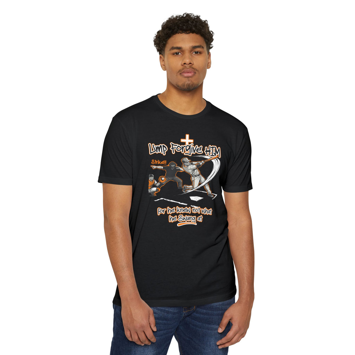 Forgive Him Baseball Graphic Tee