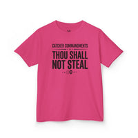 Thou Shall Not Steal 2 Youth Baseball Graphic Tee