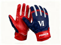 US Blue Graphic Pro Elite Batting Gloves
