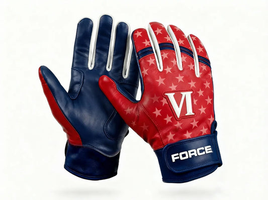 US Red Graphic Pro Elite Batting Gloves
