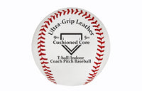 Soft Core Tee ball Leather Baseball - 12 pack