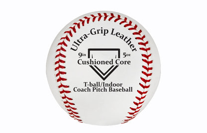 Soft Core Tee ball Leather Baseball - 12 pack