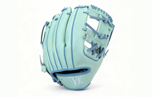 Mint and Blue American Kip Glove