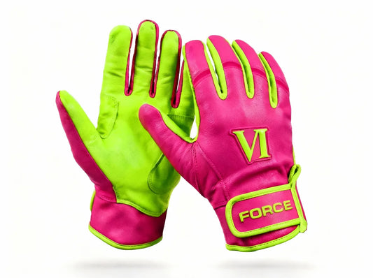 Pink Limeade Pro Elite Batting Gloves