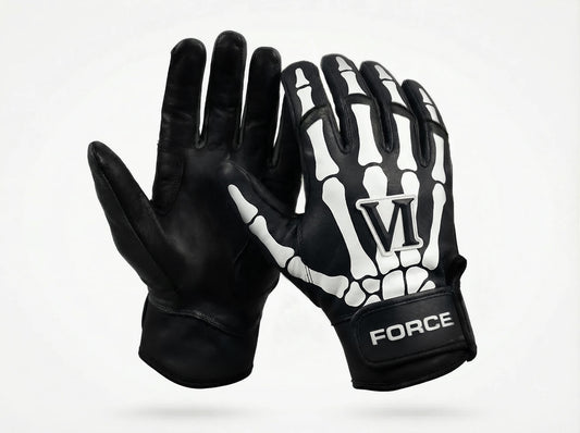 Skeleton Graphic Pro Elite Batting Gloves