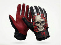 Skull and Roses Graphic Pro Elite Batting Gloves