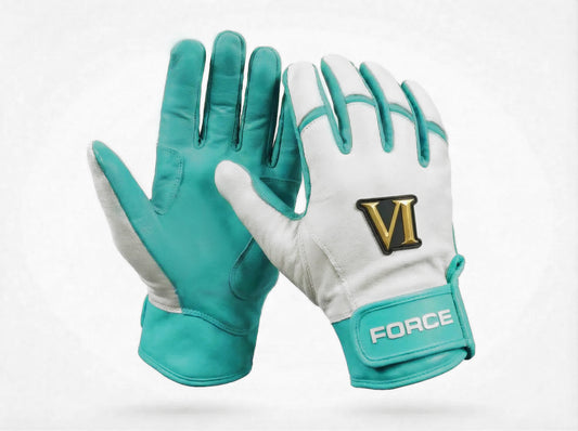 White Tiffany Pro Elite Batting Gloves