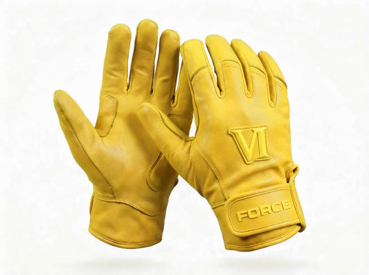 Yellowed Pro Elite Batting Gloves